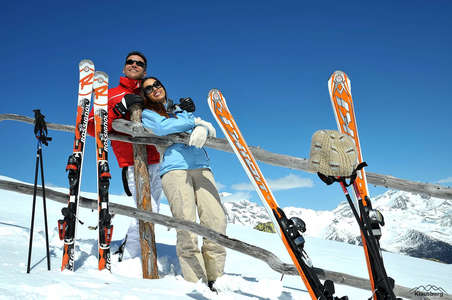 Gerne können Sie Ihre Skier auch ausleihen.